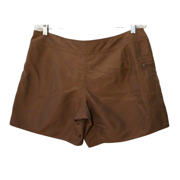 Patagonia Shorts, Womens Size 12, Board Shorts, Water Shorts, Brown Lace Up Shor - Picture 7 of 10